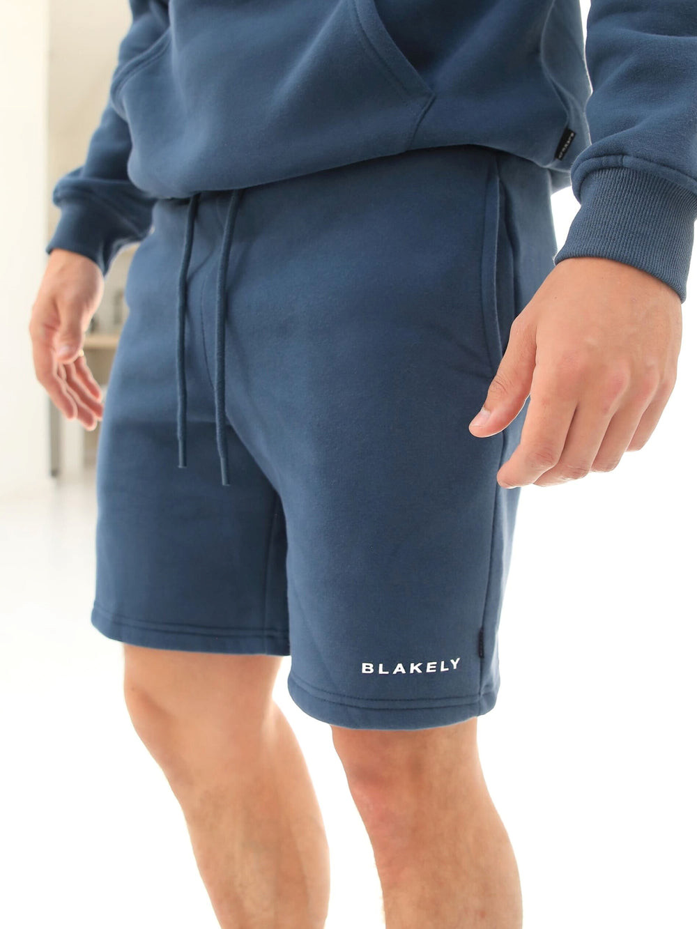 Blakely Riviera Initial Jogger Shorts Blau | XCPKSGL-17