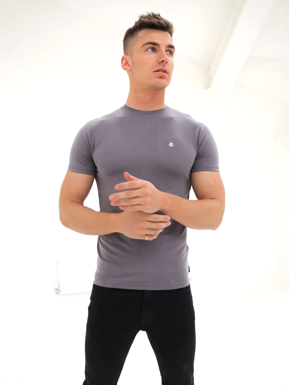 Blakely Rowan Brushed Soft T-Shirt Lila | LGTQHZC-02