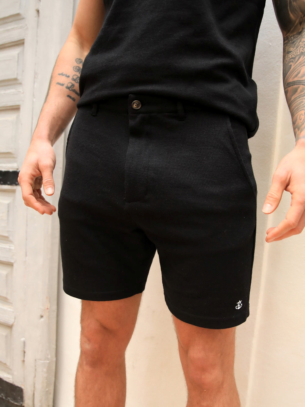 Blakely Safi Textured Shorts Schwarz | HMOPUQV-93