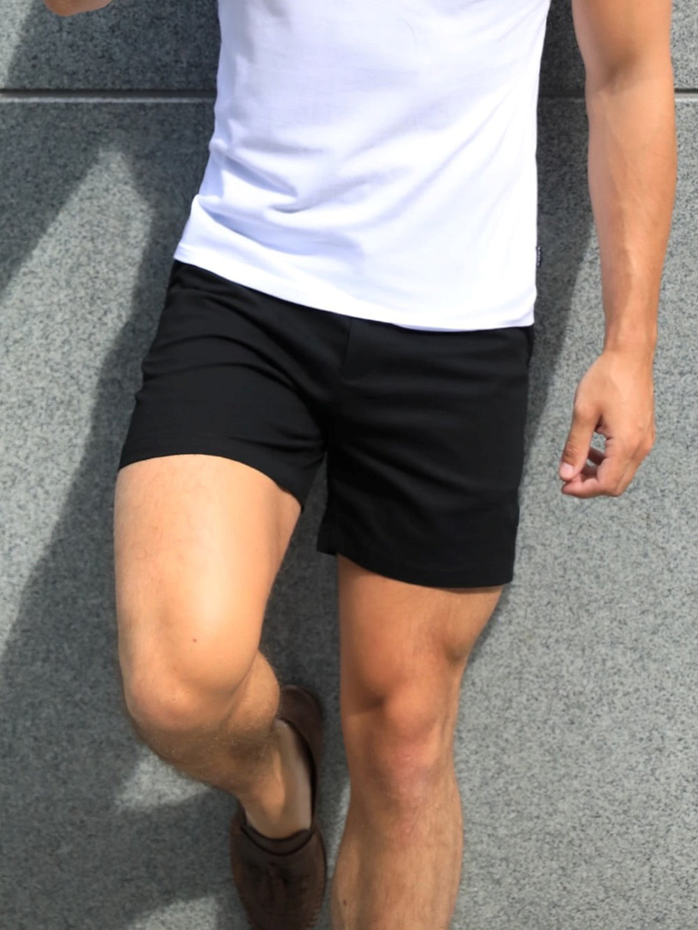 Blakely Sanremo Chino Shorts Schwarz | YMTSEJG-31
