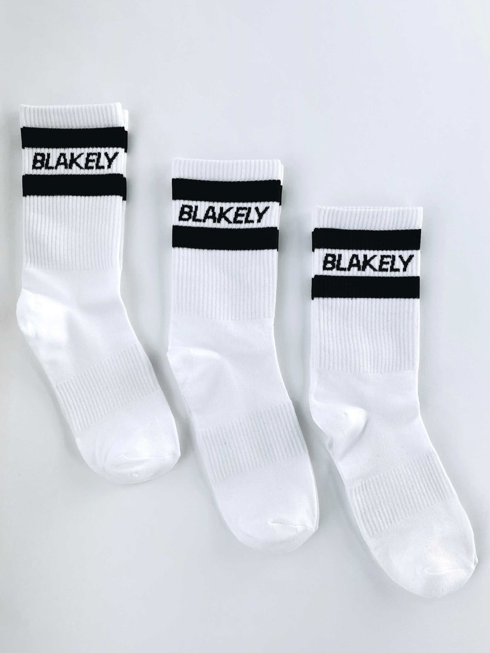 Blakely Signature Socks 3 Pack Weiß | CITDZAS-05