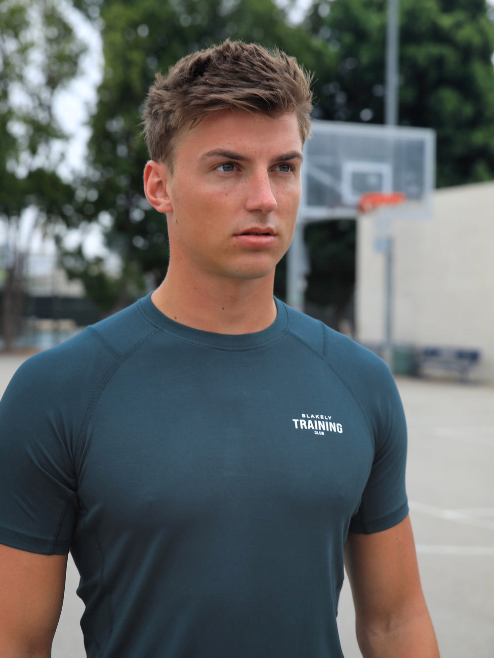 Blakely Slim Training T-Shirt Grün | DSJNKAX-53