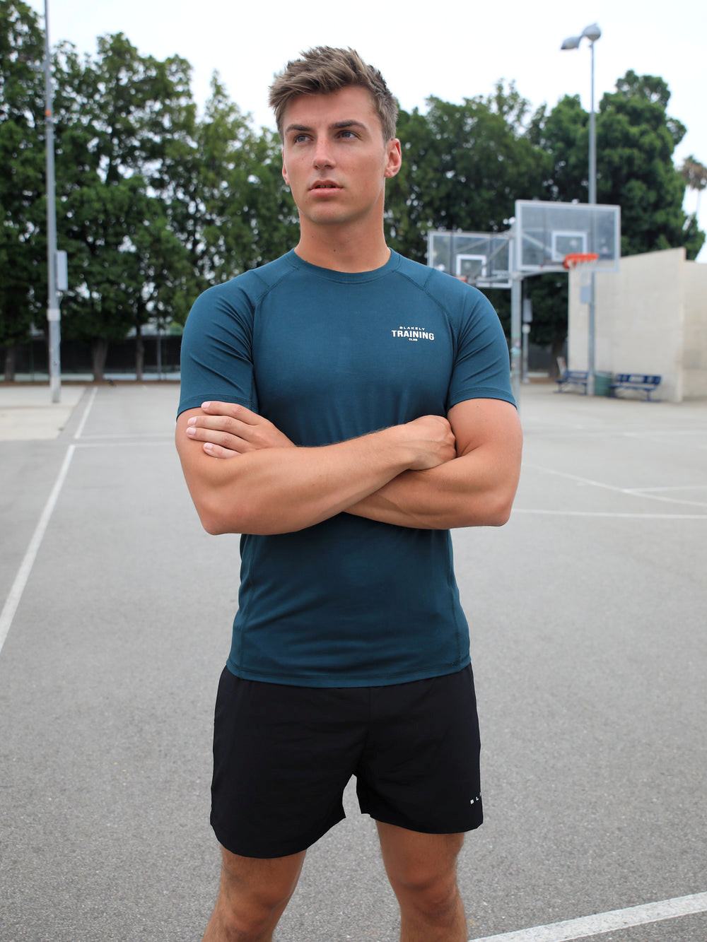 Blakely Slim Training T-Shirt Grün | DSJNKAX-53