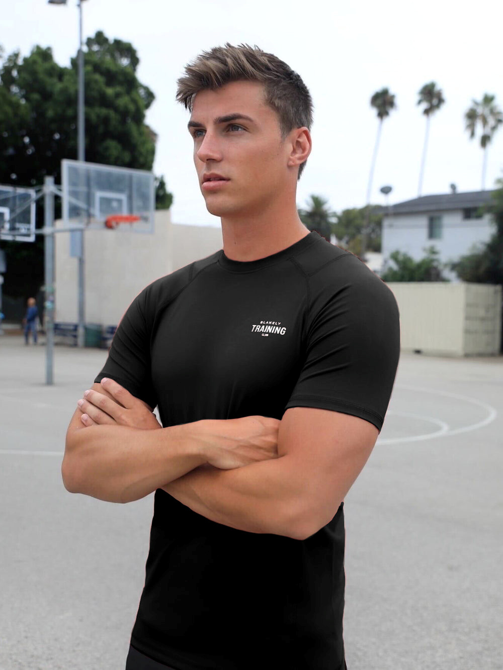 Blakely Slim Training T-Shirt Schwarz | FUKPQRA-62