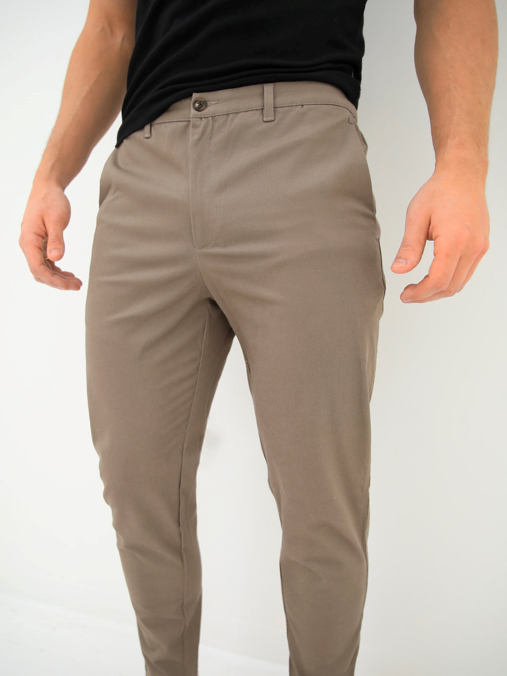 Blakely Sloane Stretch Fit Chinos Hellbraun | GIBLPDQ-08