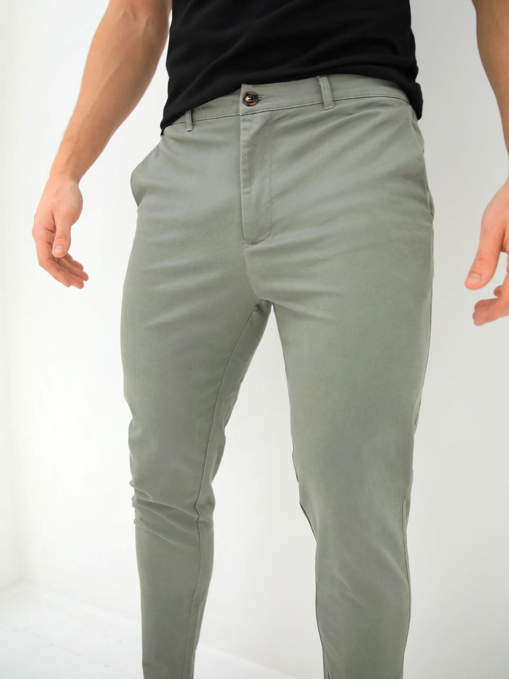 Blakely Sloane Stretch Fit Chinos Hellgrün | GXZYCJO-24