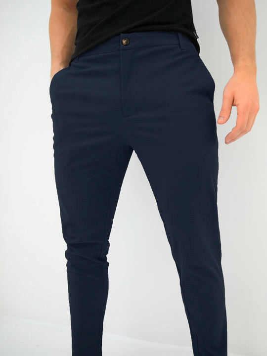 Blakely Sloane Stretch Fit Chinos Navy | ELNVFJD-20