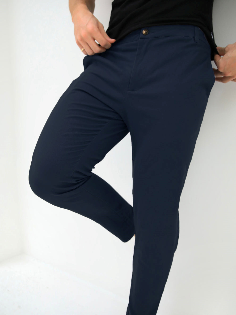 Blakely Sloane Stretch Fit Chinos Navy | ELNVFJD-20