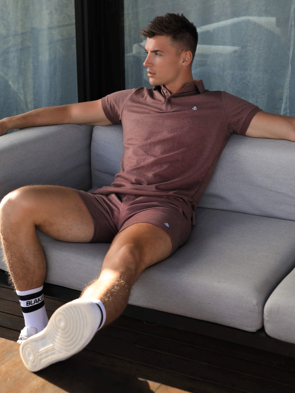 Blakely Sorrento Polo Bordeaux | NFSTBIR-01