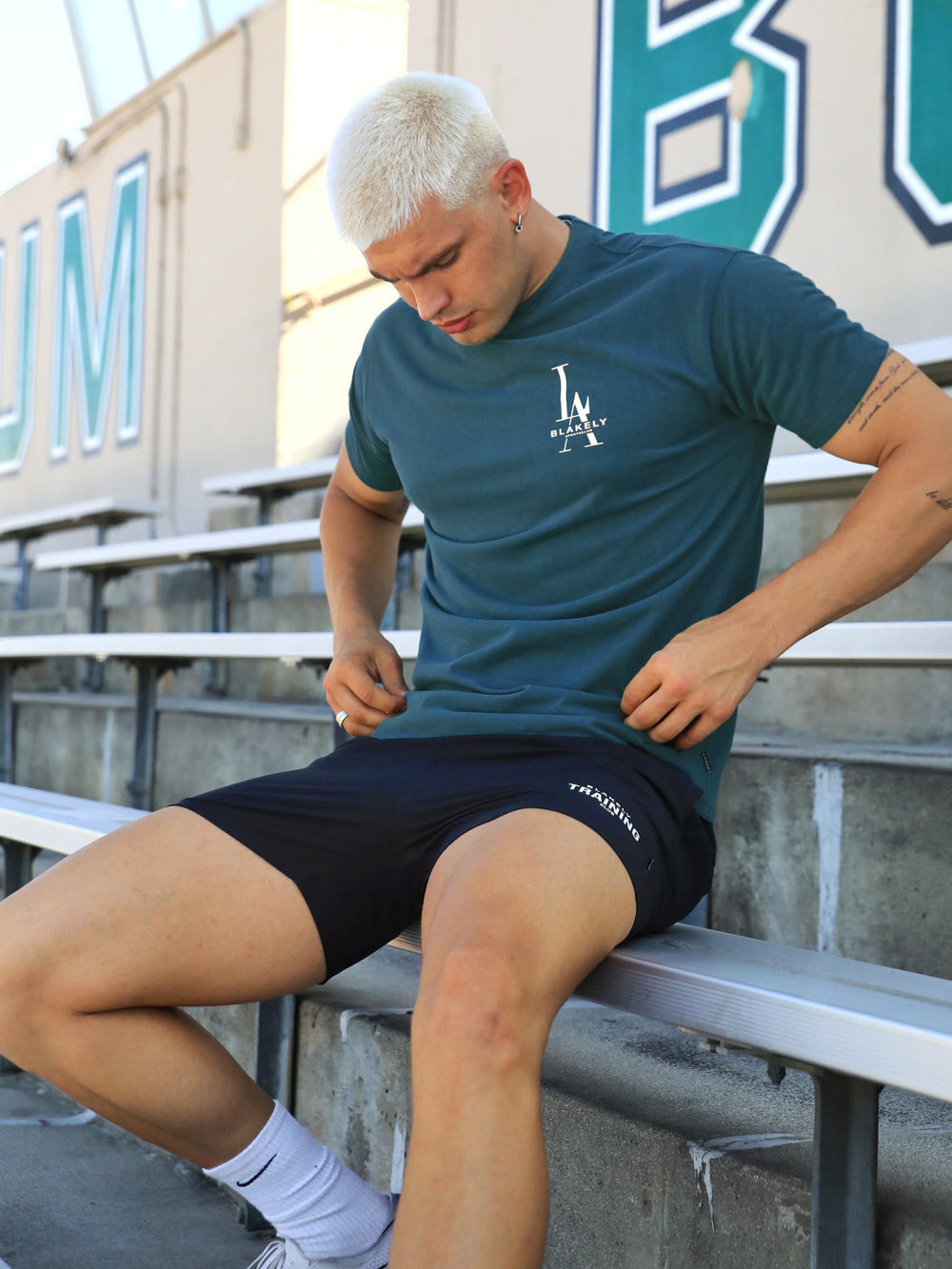 Blakely Sports Club Relaxed T-Shirt Grün | FOURSMX-27