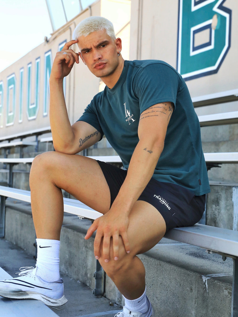 Blakely Sports Club Relaxed T-Shirt Grün | FOURSMX-27