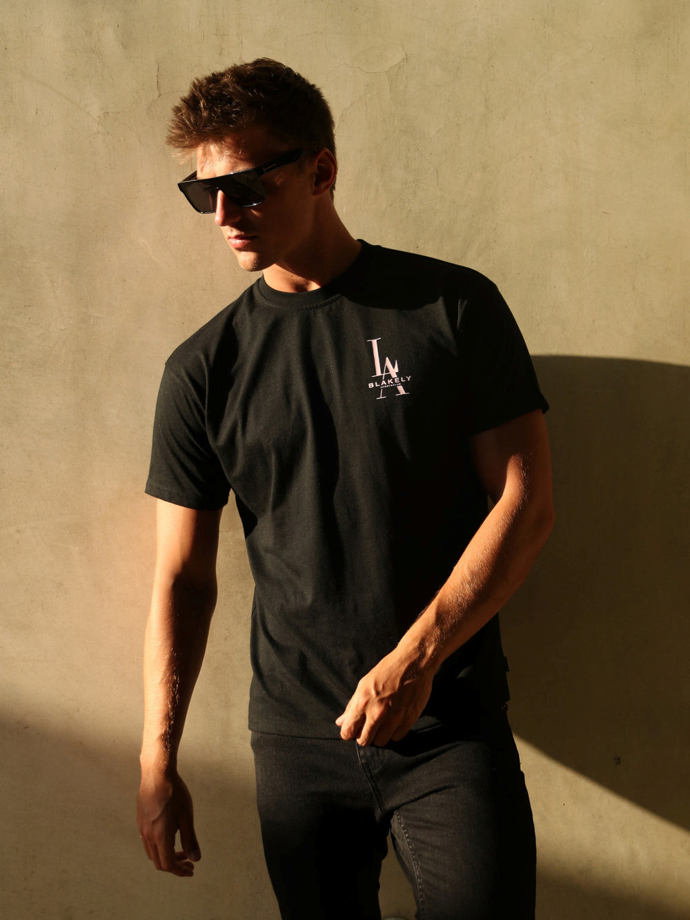 Blakely Sports Club Relaxed T-Shirt Schwarz | EQXGHYR-64