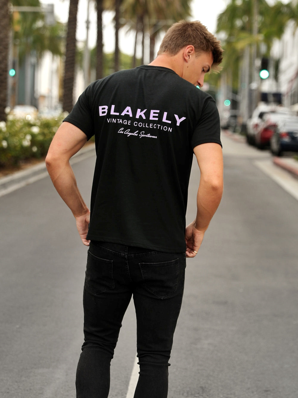 Blakely Sports Club Relaxed T-Shirt Schwarz | EQXGHYR-64