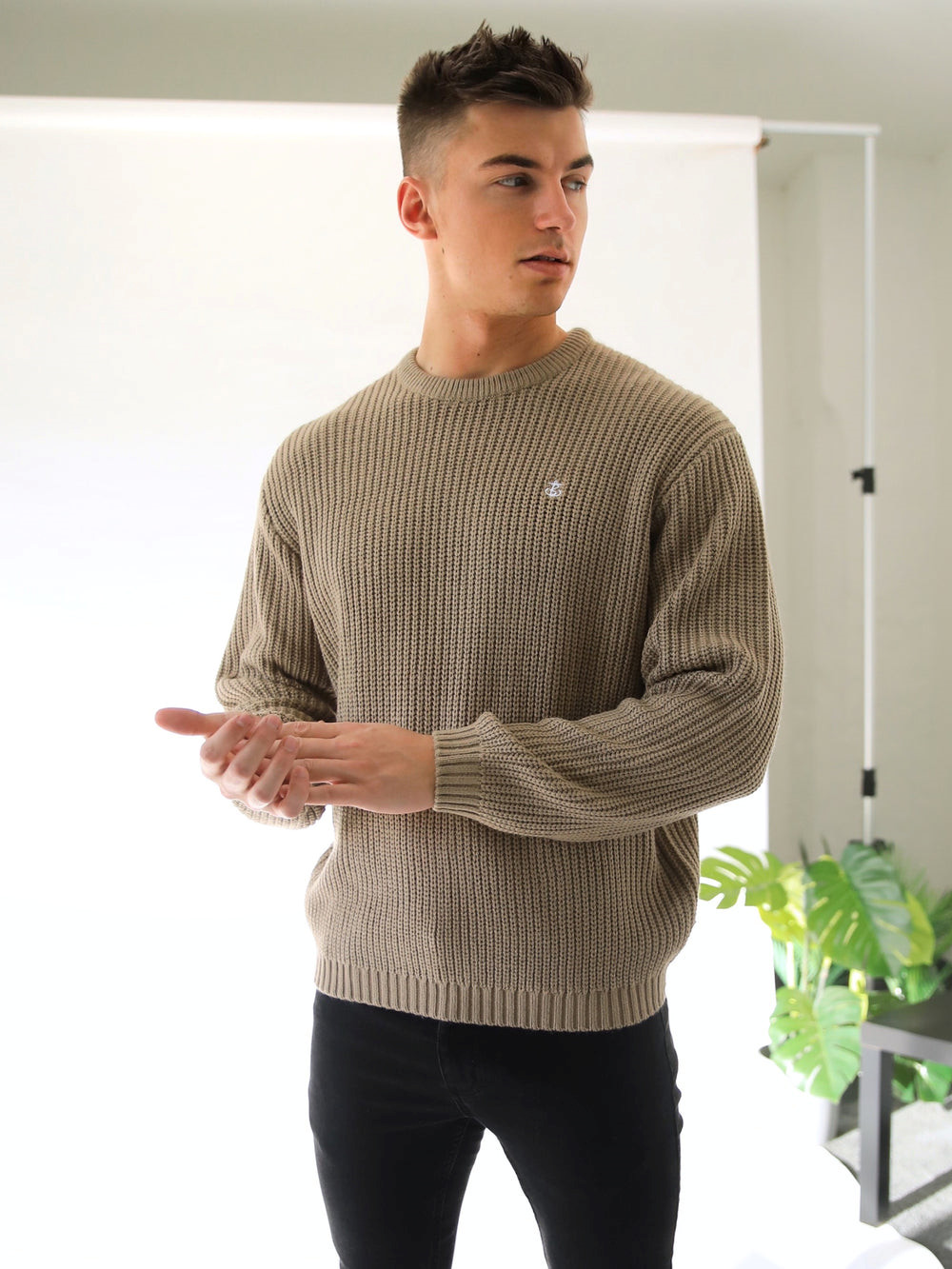 Blakely Stanton Knit Jumper Dunkel | JADRXVS-46