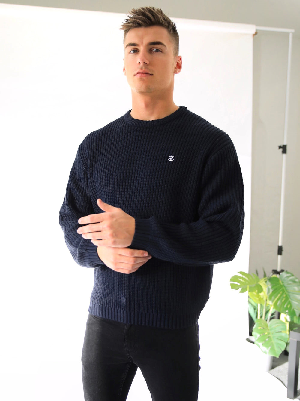 Blakely Stanton Knit Jumper Dunkelnavy | OVUCTXK-24
