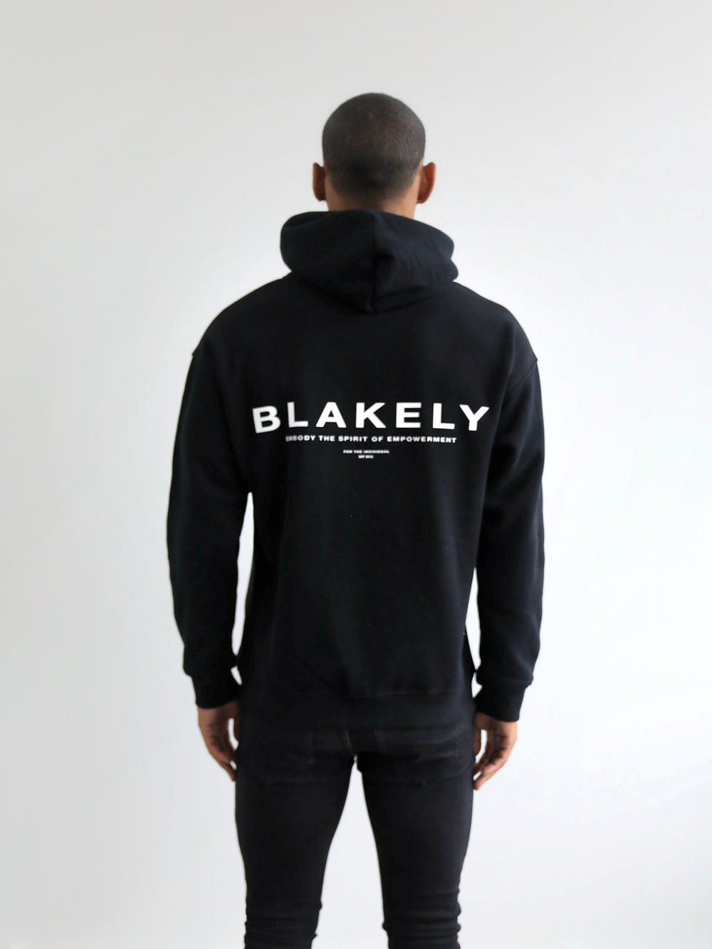 Blakely Statement Relaxed Hoodie Schwarz | KDETXCQ-85