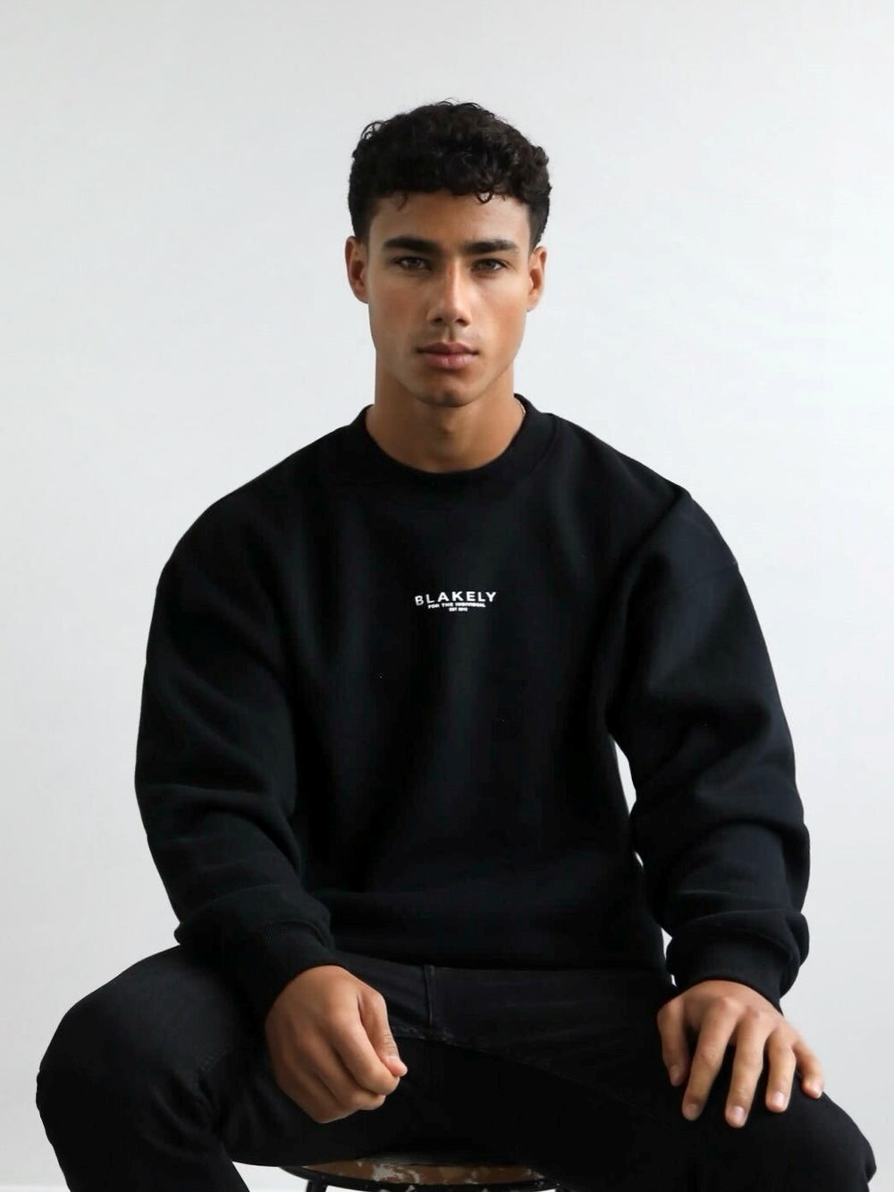 Blakely Statement Relaxed Jumper Schwarz | VMFLKSB-98