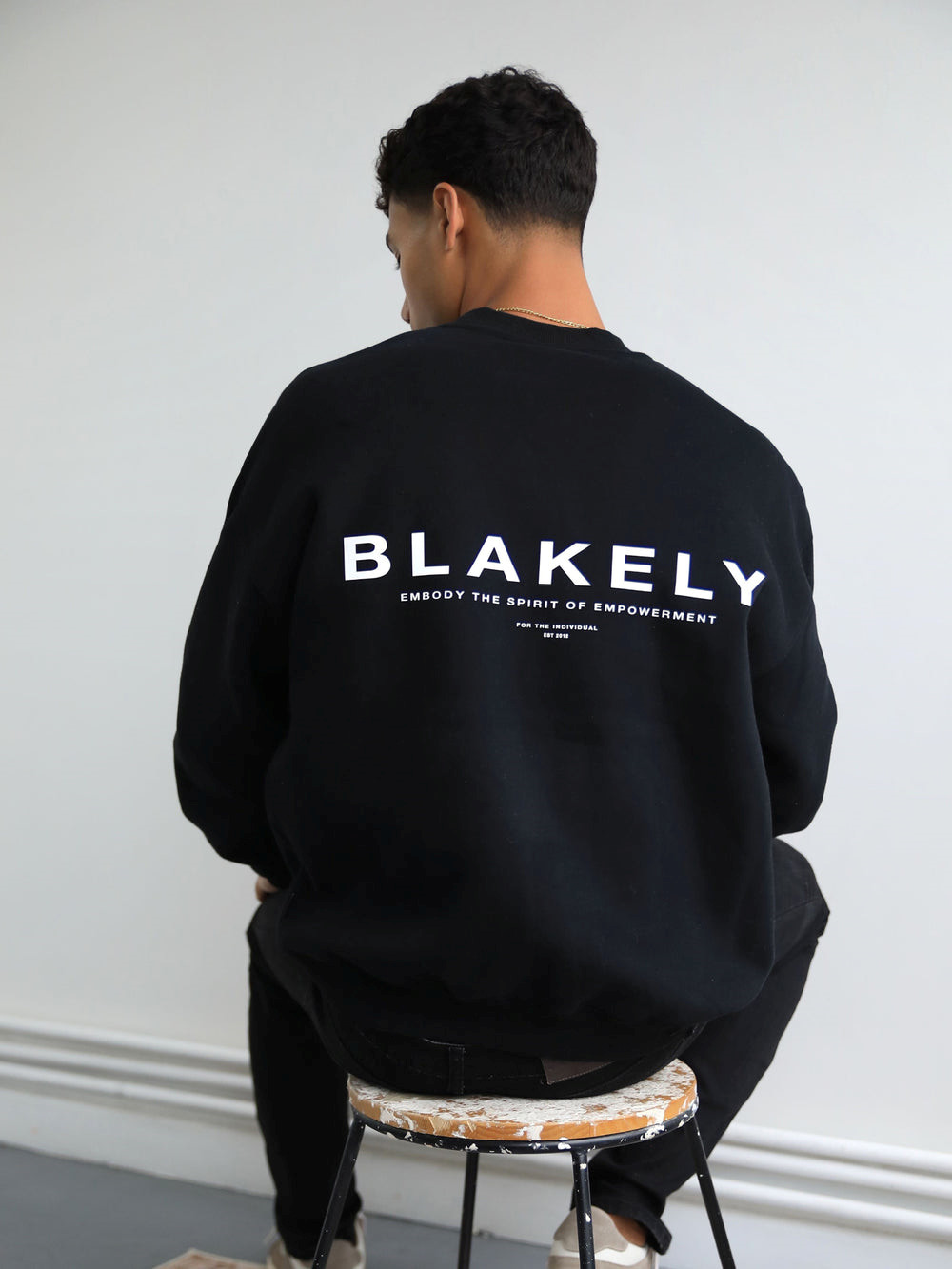 Blakely Statement Relaxed Jumper Schwarz | VMFLKSB-98