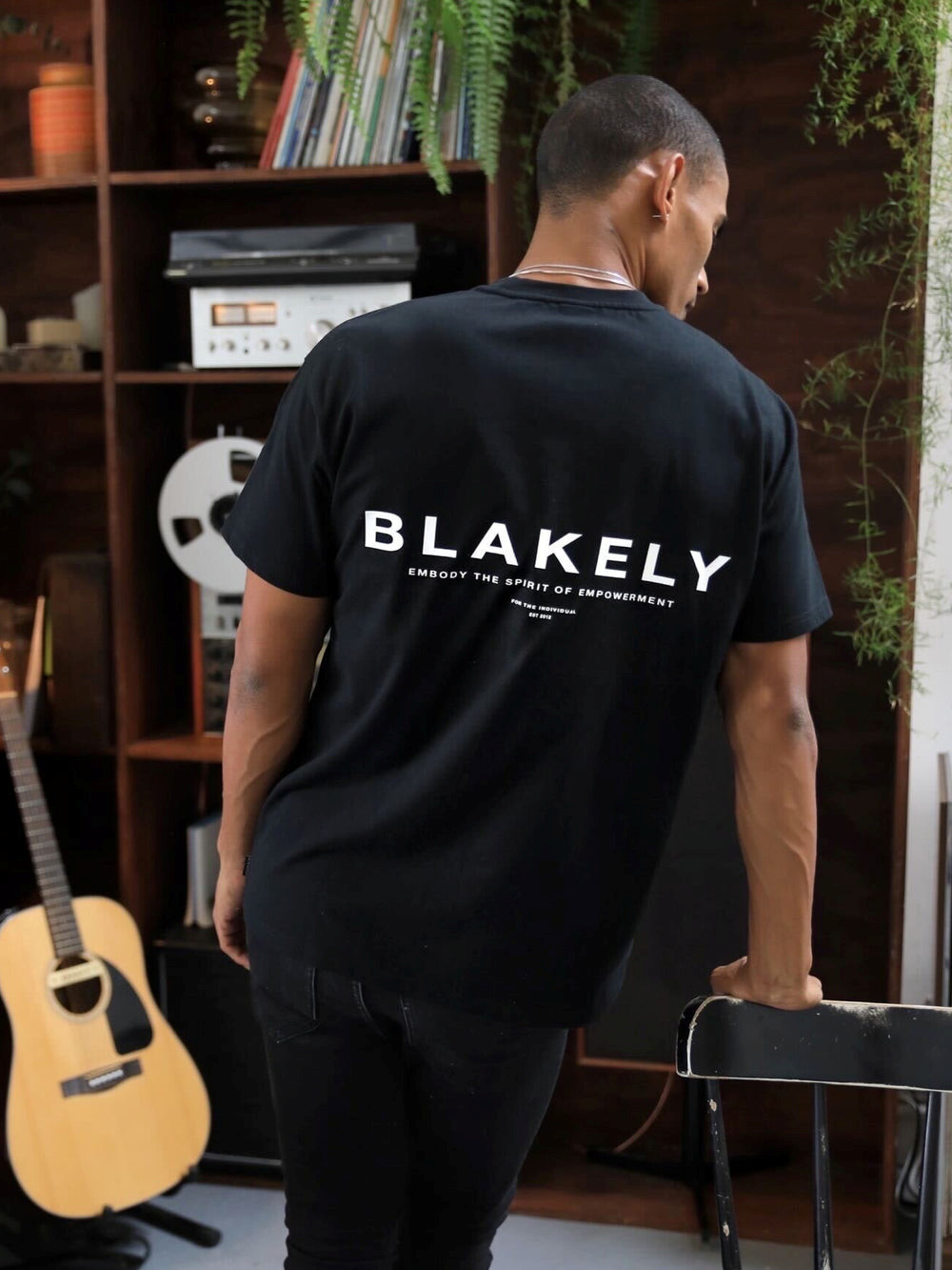 Blakely Statement Relaxed T-Shirt Schwarz | MUNYTOF-96