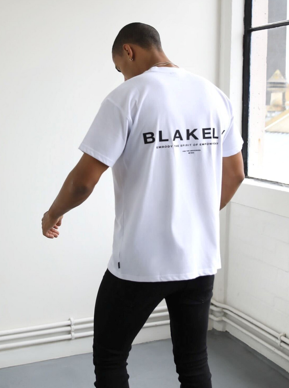Blakely Statement Relaxed T-Shirt Weiß | UWDCXOG-04