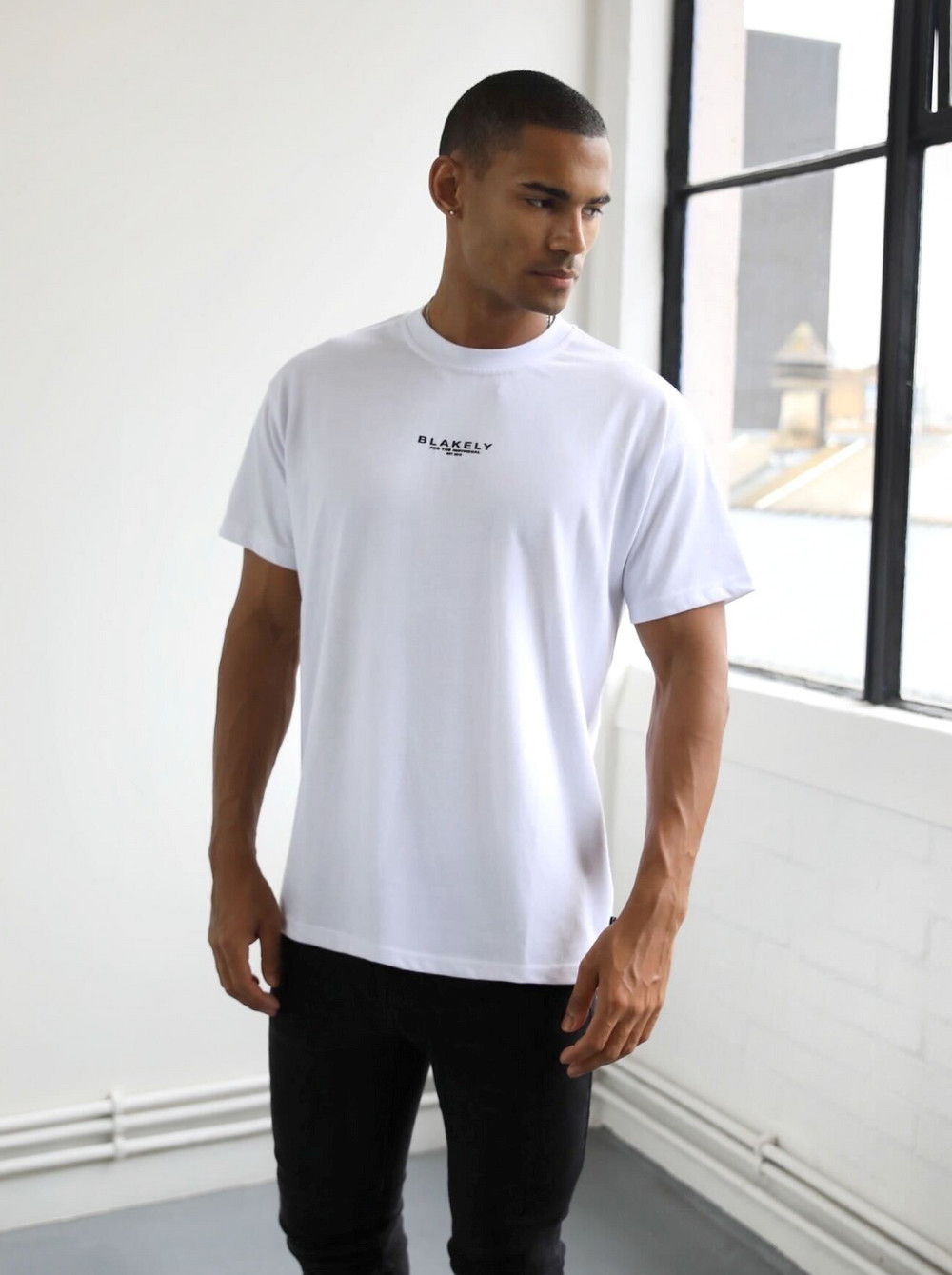 Blakely Statement Relaxed T-Shirt Weiß | UWDCXOG-04