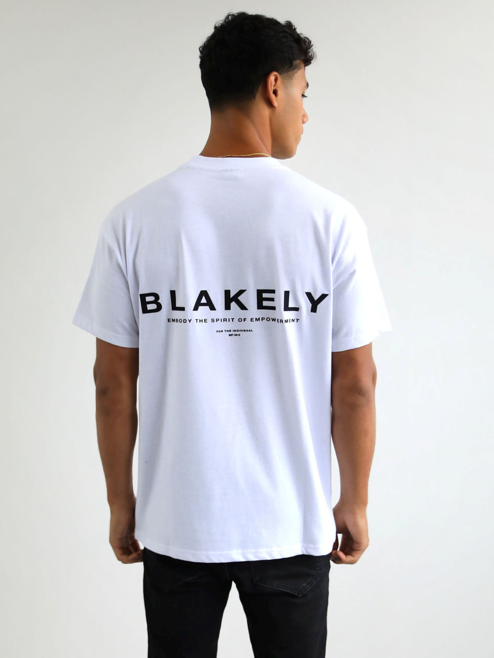 Blakely Statement Relaxed T-Shirt Weiß | UWDCXOG-04
