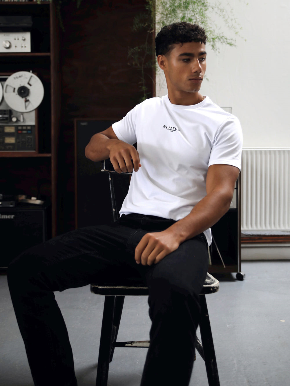 Blakely Statement T-Shirt Weiß | GTKUIEF-20