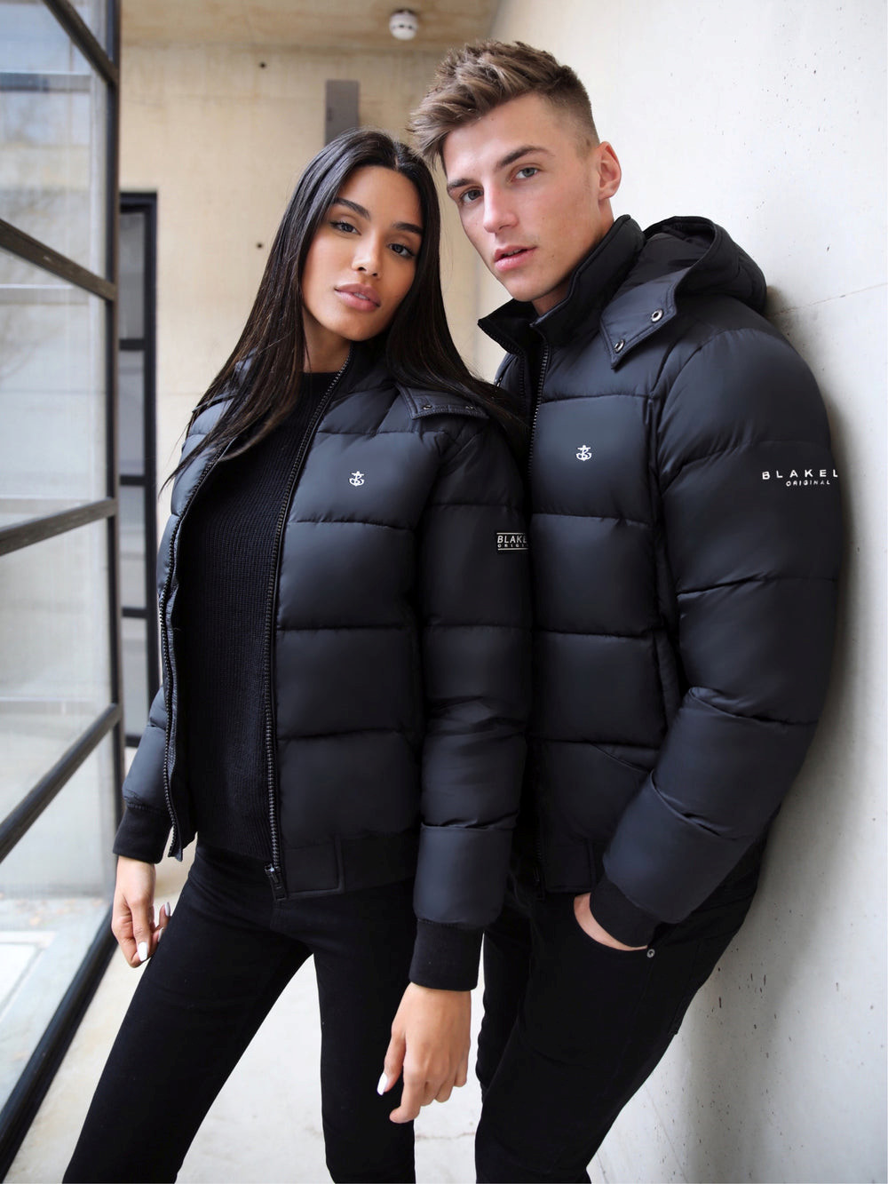 Blakely Stockholm Coat Schwarz | QDSJMRV-07