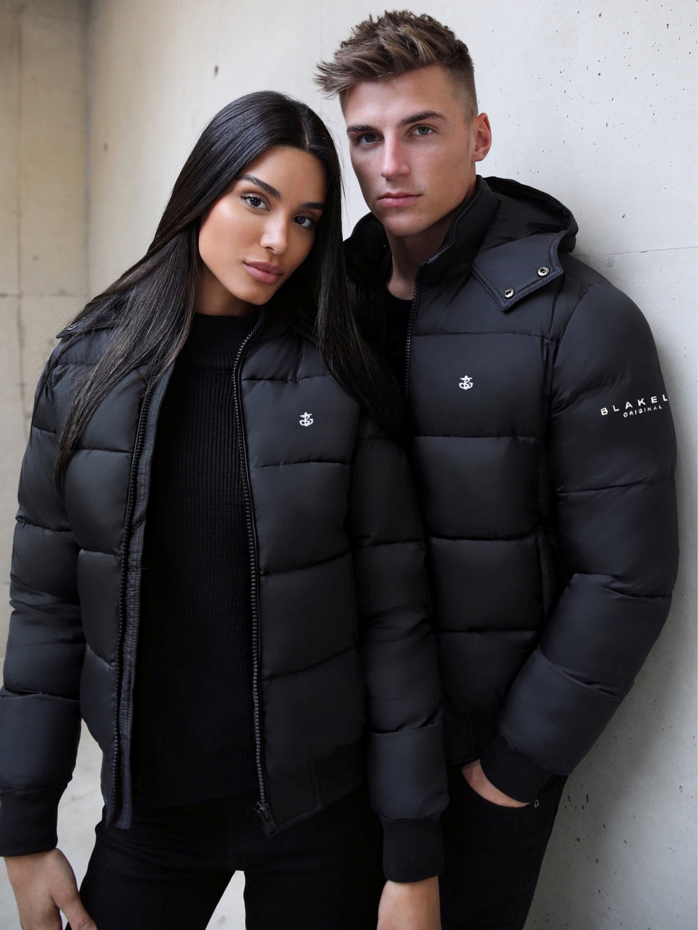 Blakely Stockholm Coat Schwarz | QDSJMRV-07
