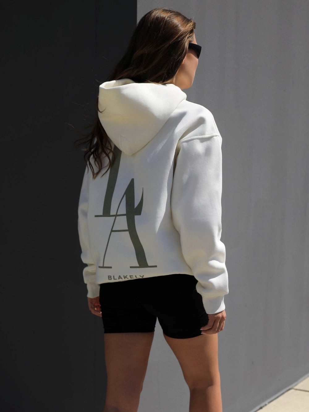 Blakely Studio Relaxed Hoodie Ivory | BQPSKEA-09