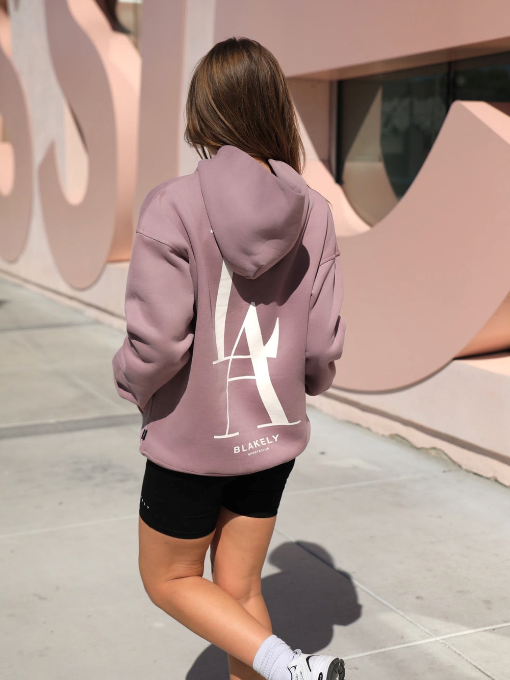 Blakely Studio Relaxed Hoodie Rosa | ROQLTXI-54