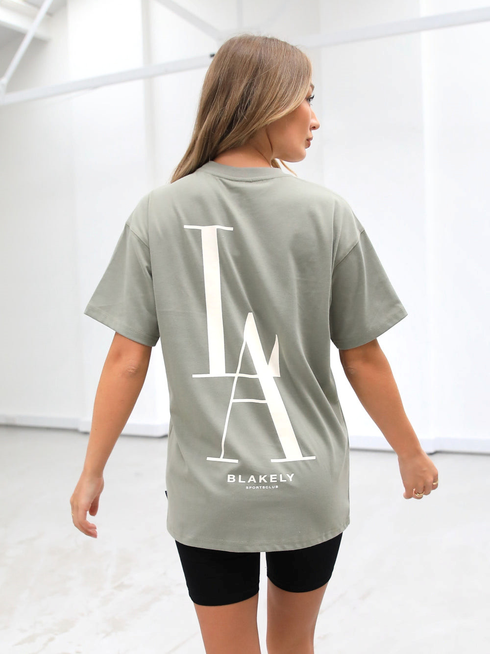 Blakely Studio Relaxed T-Shirt Olivgrün | XBTGUQD-60