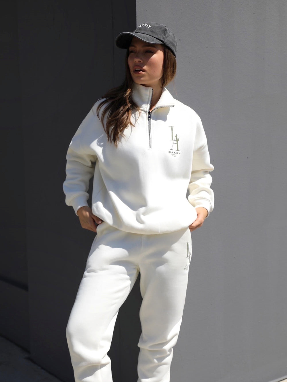 Blakely Studio Sweatpants Ivory | HVKRZYT-87