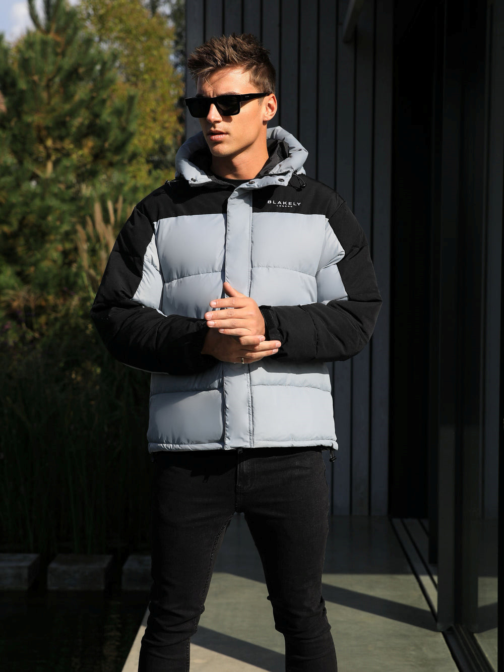 Blakely Tampa Puffer Coat Grau | MCYHULI-01