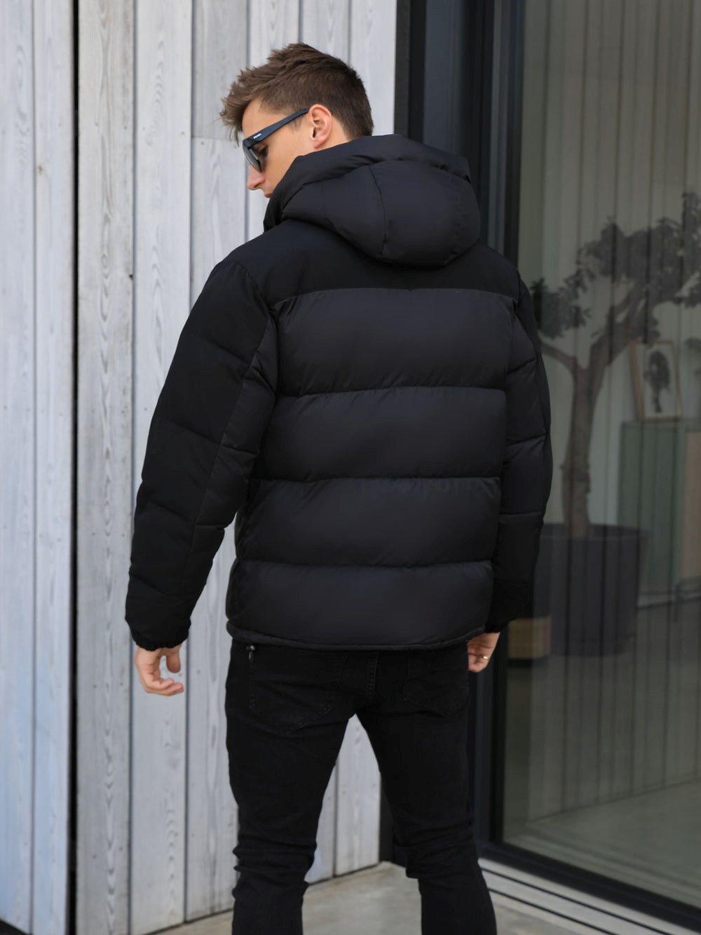 Blakely Tampa Puffer Coat Schwarz | WSGMCFI-41