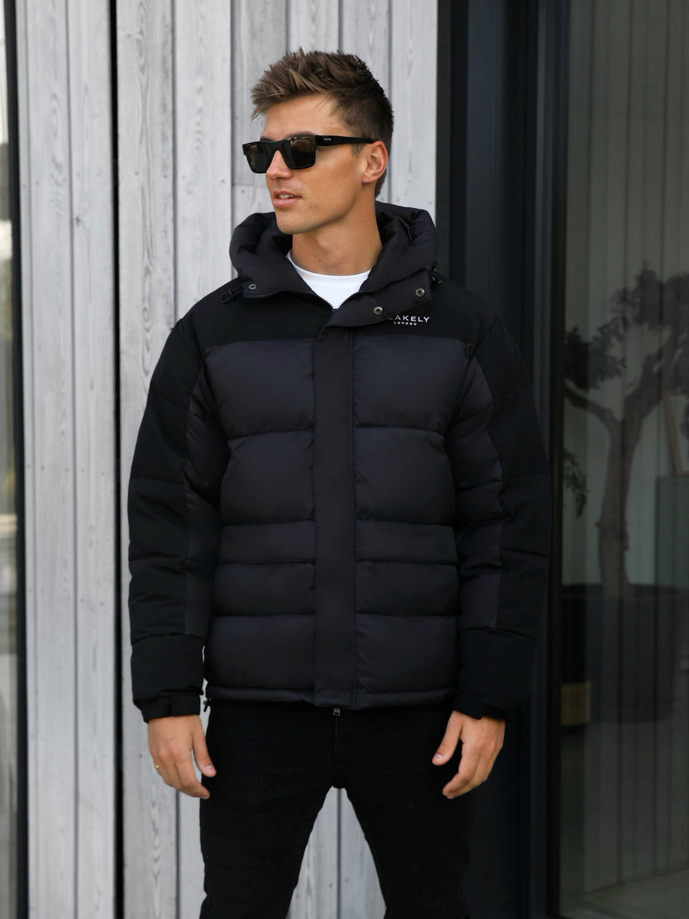 Blakely Tampa Puffer Coat Schwarz | WSGMCFI-41