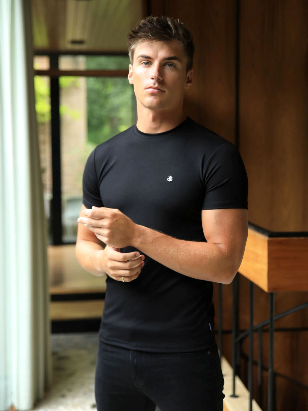 Blakely Torbora T-Shirt Schwarz | TBHIEOJ-89