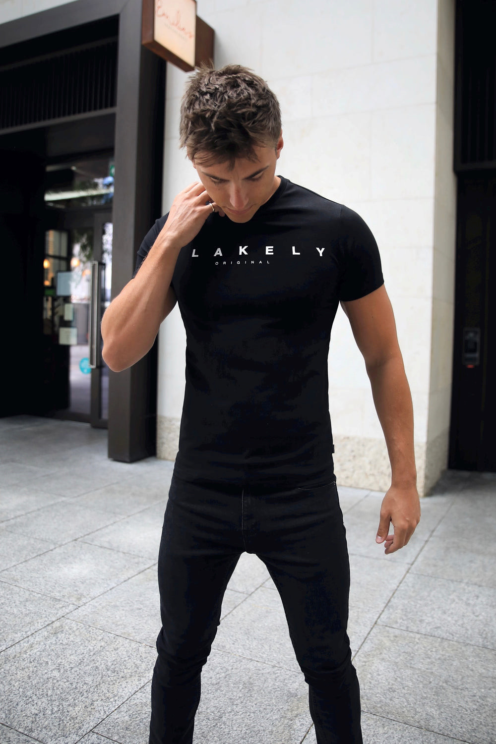Blakely Torcross T-Shirt Schwarz | WXIGCJE-47