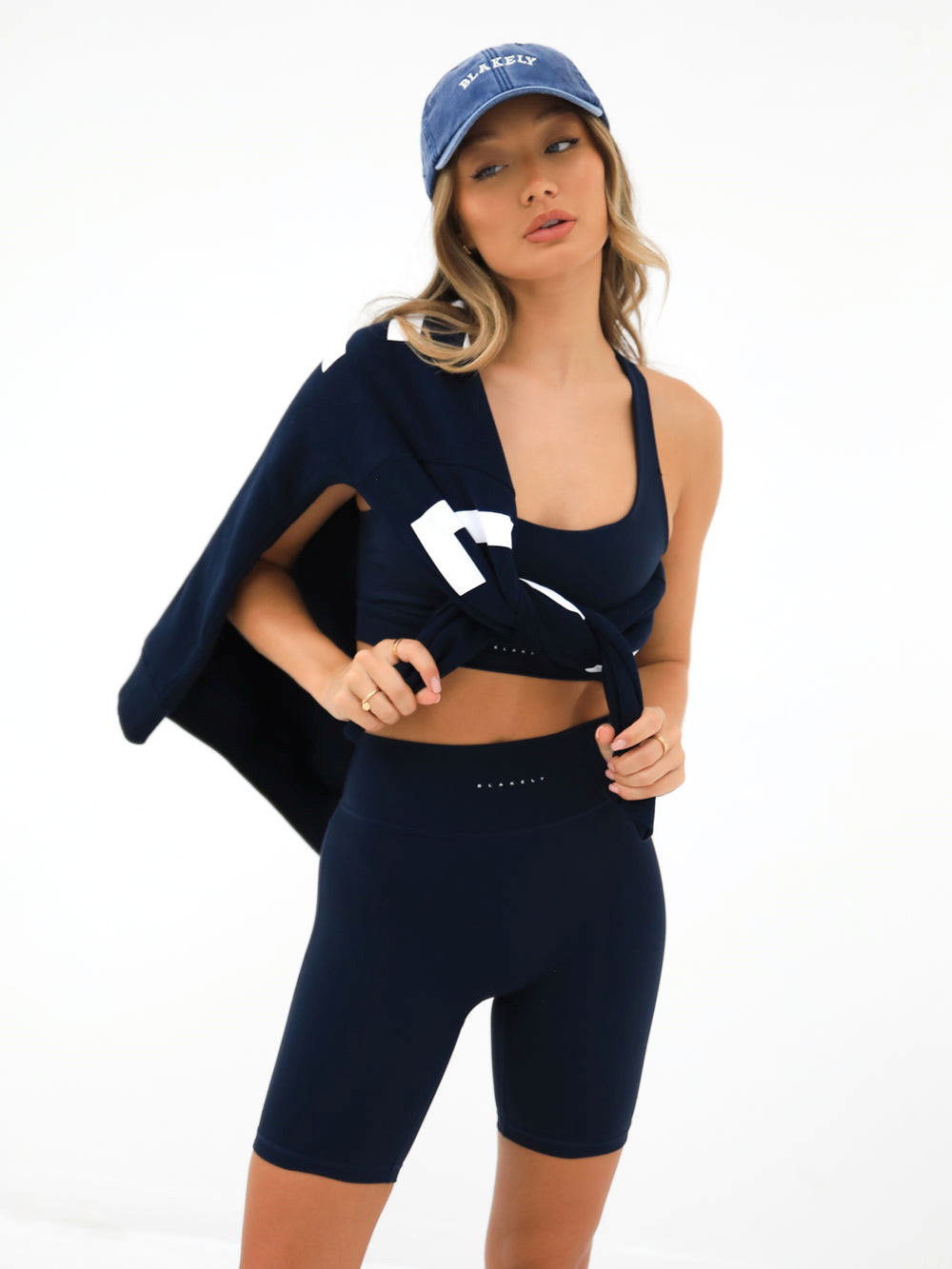 Blakely Ultimate Active Shorts Navy Blau | WHTMNFP-35