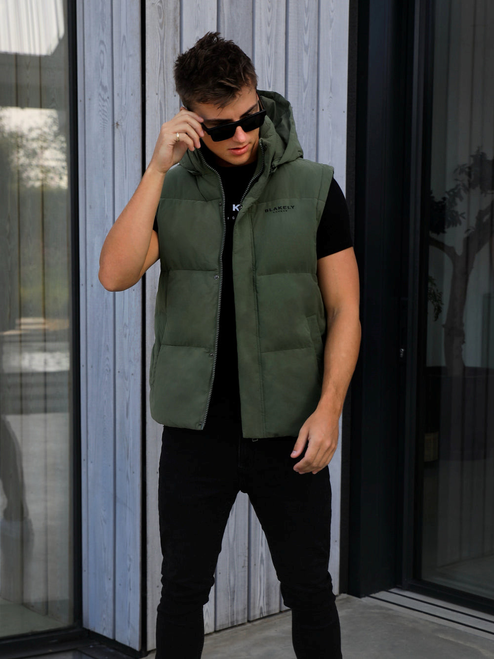 Blakely Ultimate Multiway Puffer Coat Khaki Grün | MBQKUGH-67