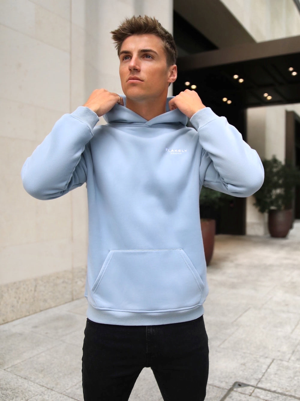 Blakely Universal Relaxed Hoodie Blau | AGVKTQM-21