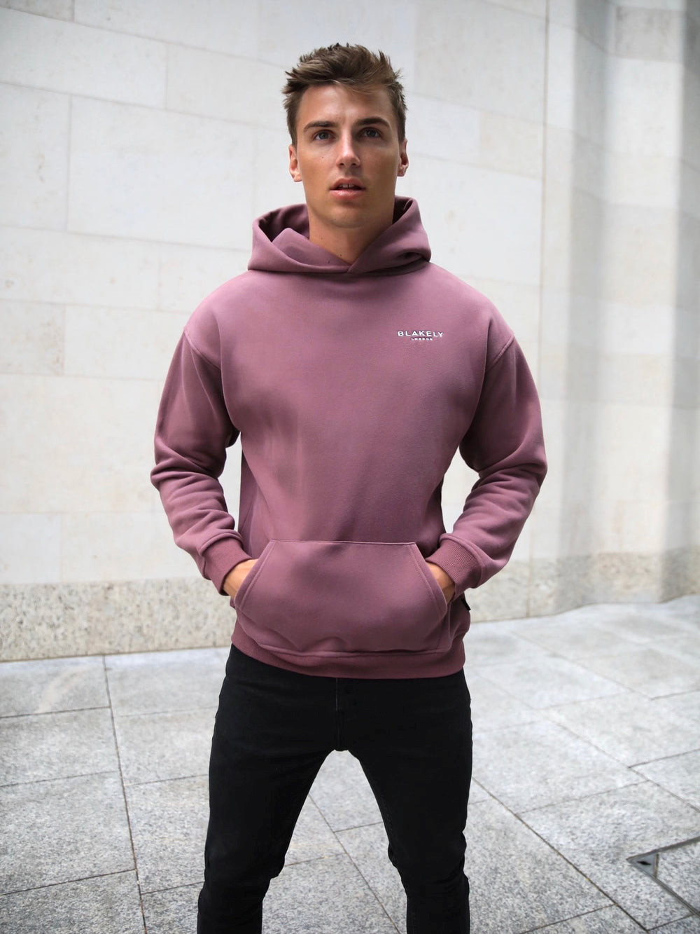 Blakely Universal Relaxed Hoodie Bordeaux | CGEVIDB-67