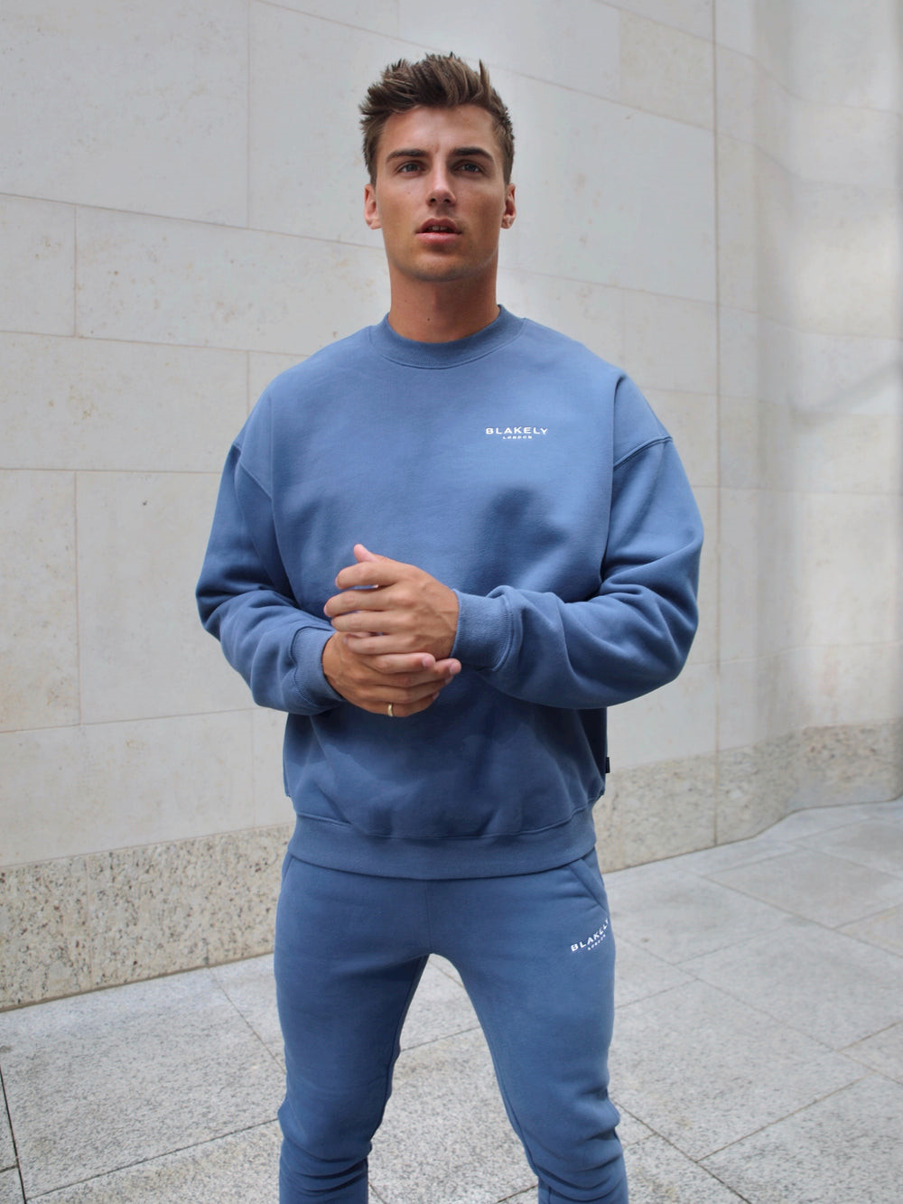 Blakely Universal Relaxed Jumper Blau | KZLEPRT-57