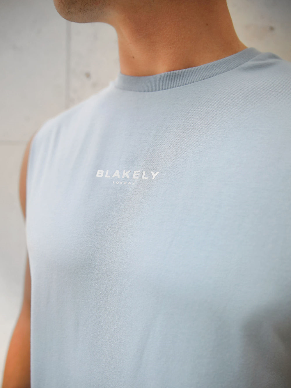 Blakely Universal Sleeveless Tee Blau | QPRMYDZ-68