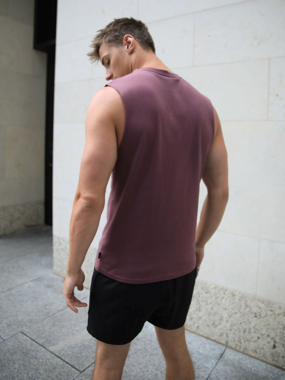 Blakely Universal Sleeveless Tee Bordeaux | MCFZUQL-85