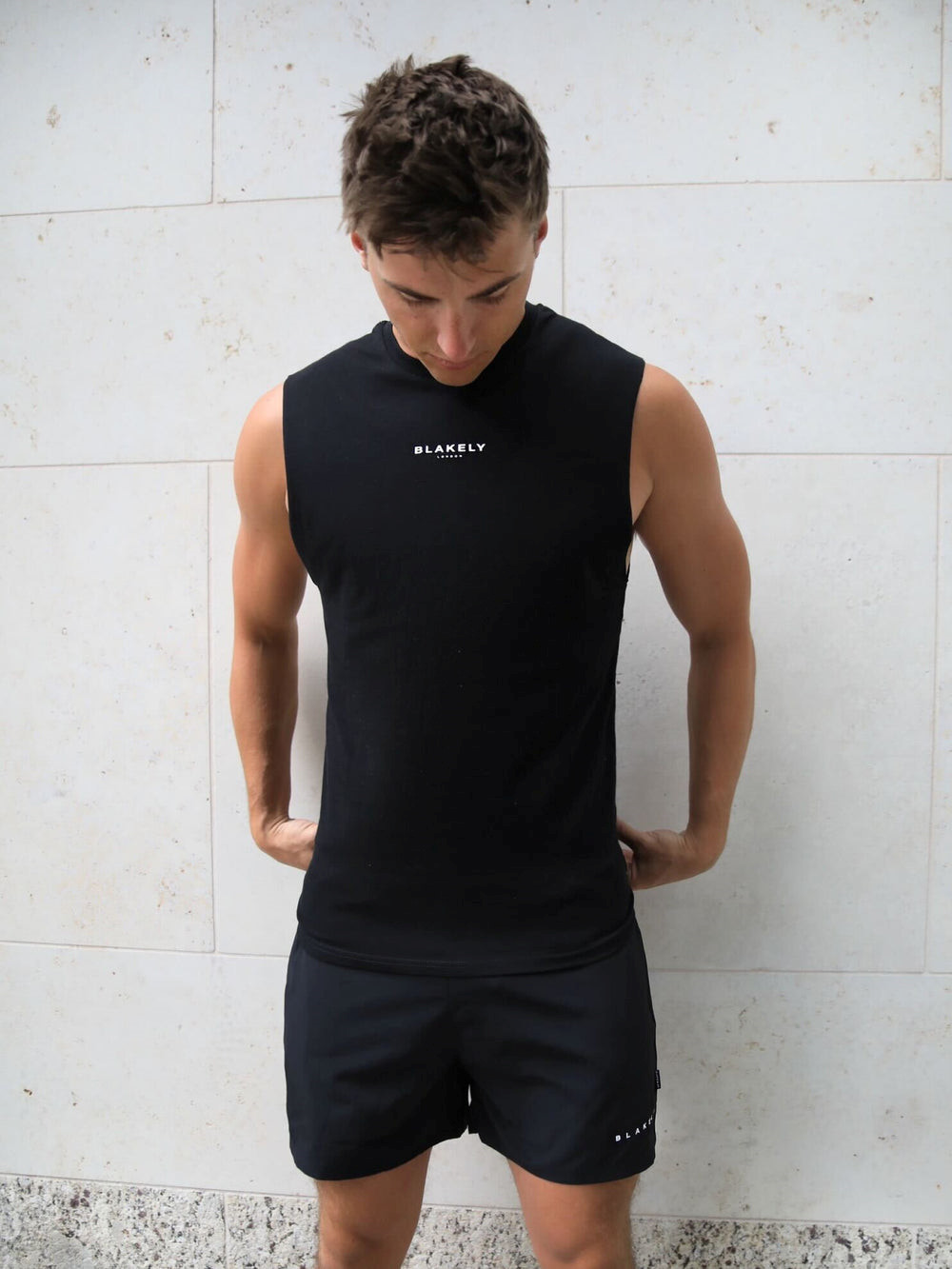Blakely Universal Sleeveless Tee Schwarz | HGLPEWD-06