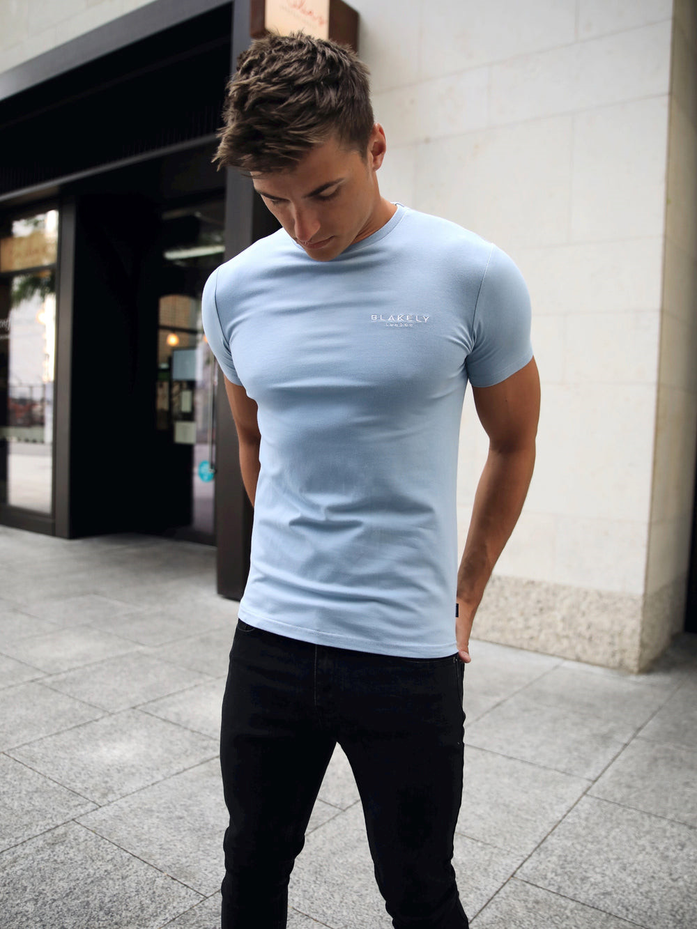 Blakely Universal T-Shirt Blau | HGMUXNC-78