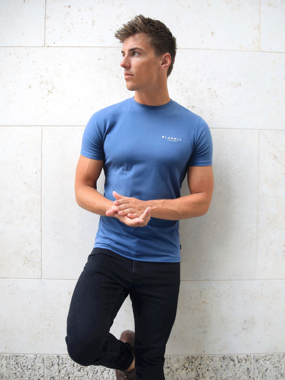Blakely Universal T-Shirt Blau | IYOUVTQ-35