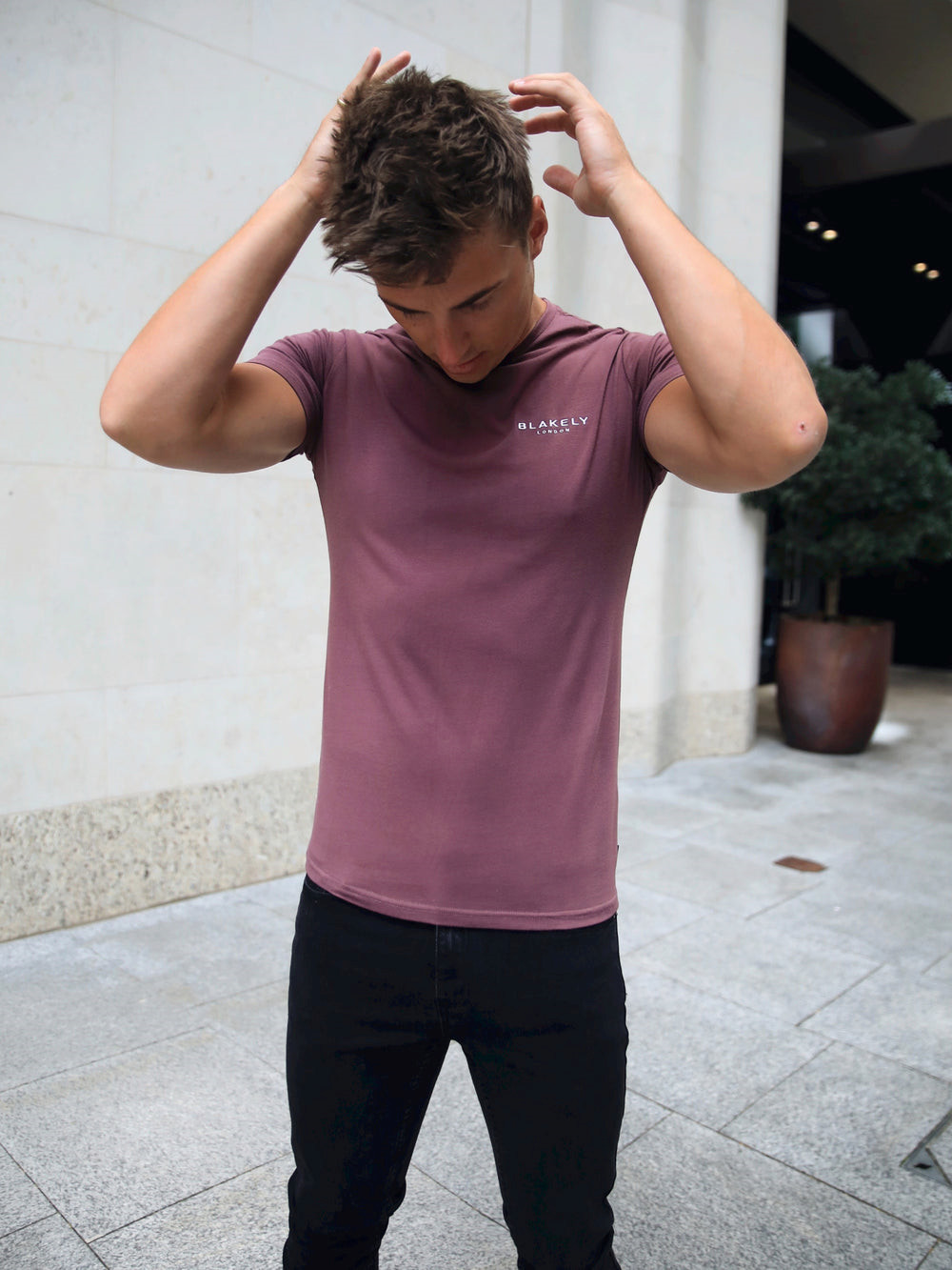 Blakely Universal T-Shirt Bordeaux | YLETNMF-57