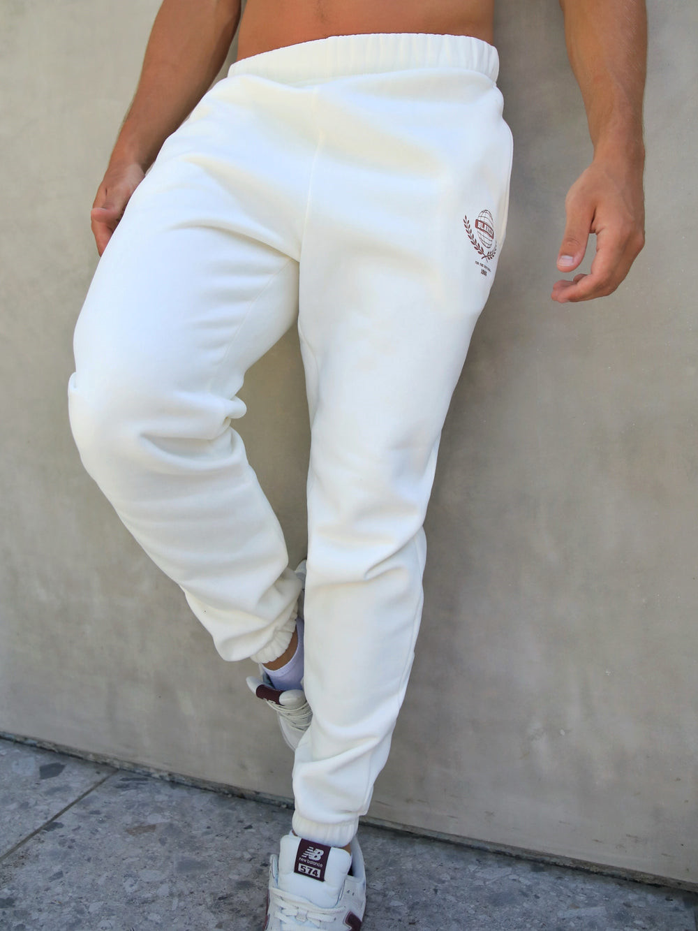 Blakely Varsity Sweatpants Weiß | RAWUELC-87